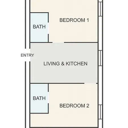 דירה Casa Dimi - 2 Bedroom 2 En-suite Bath, 2 Min M5, Smart Lock מילאנו